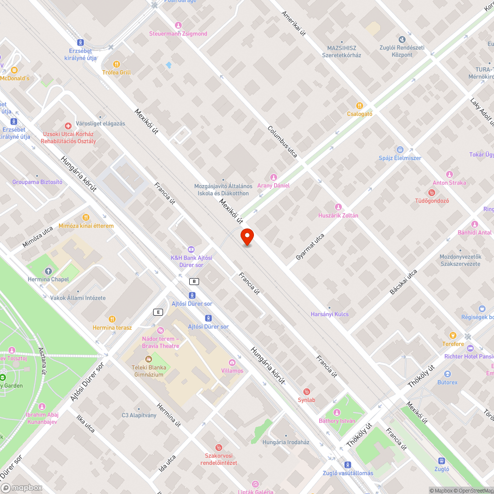 Használhatatlan és fokozottan balesetveszélyes buszmegálló bejelentés helye