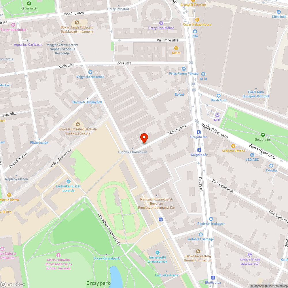 Roncsautó bejelentés helye