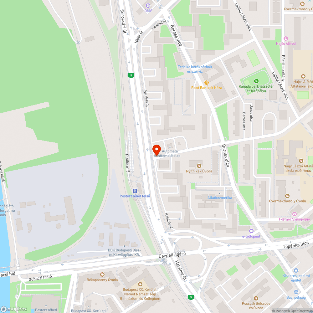 Üres oszlop bejelentés helye