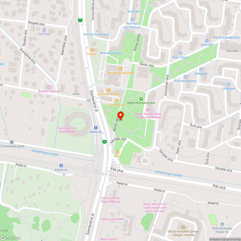 Aszfalt a fűben bejelentés helye