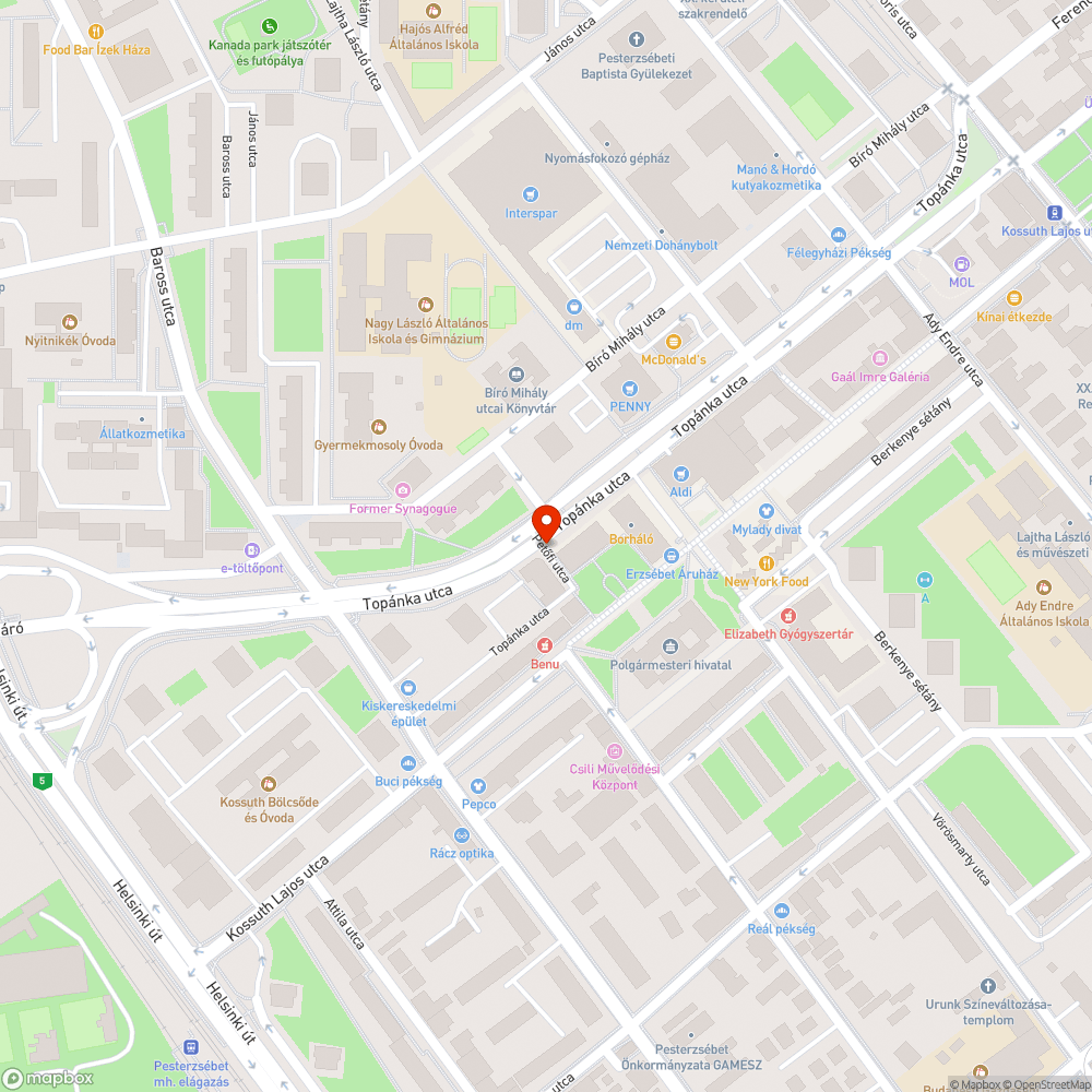 Lógó, firkás tábla bejelentés helye