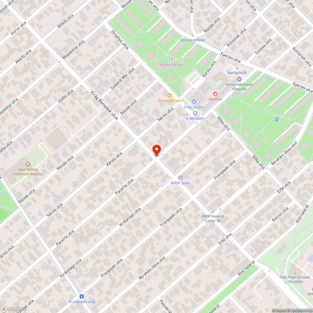 Összefirkált/hiányzó utcanévtáblák bejelentés helye