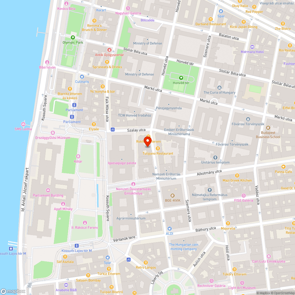 Honvéd utca 18 bejelentés helye