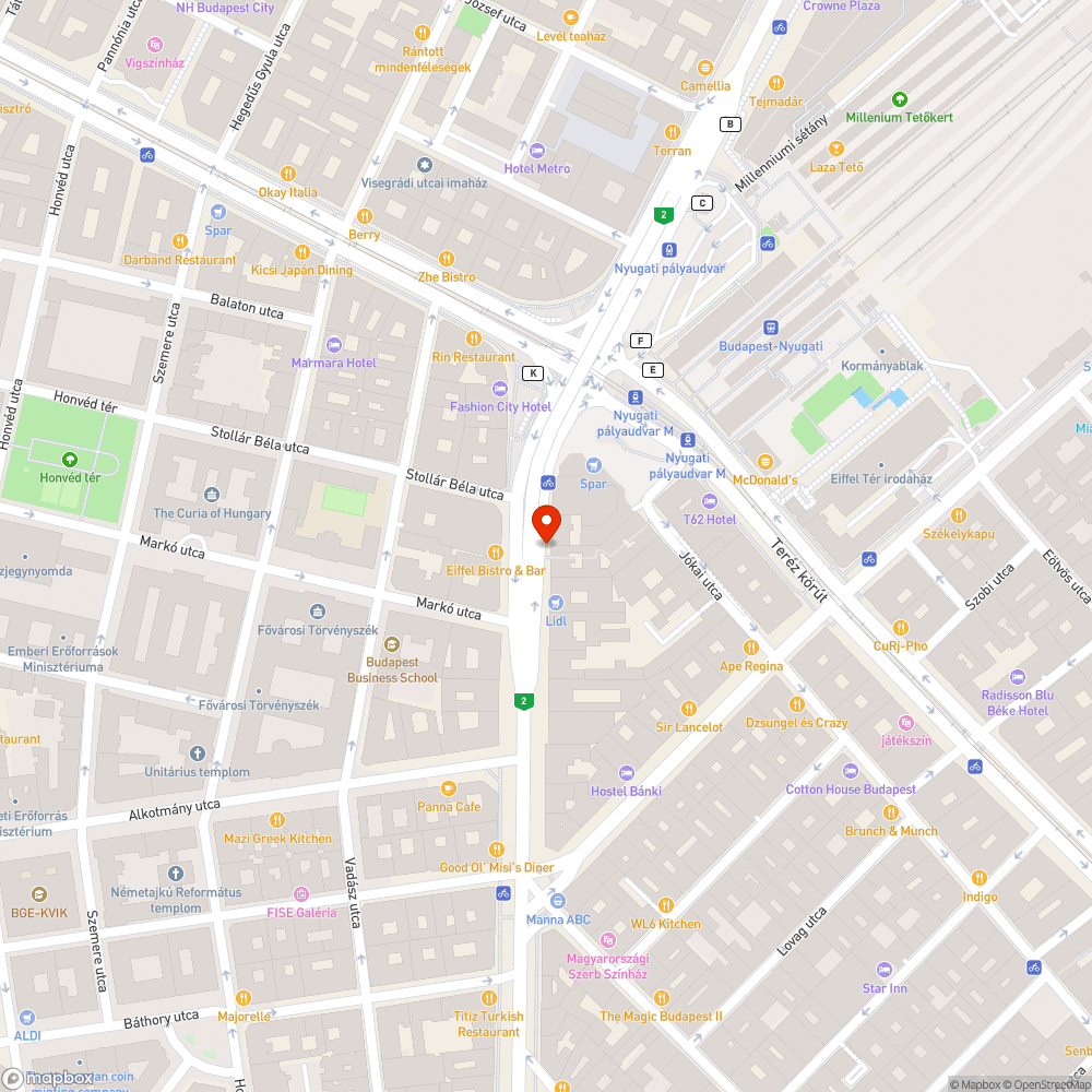 Járda hiba bejelentés helye