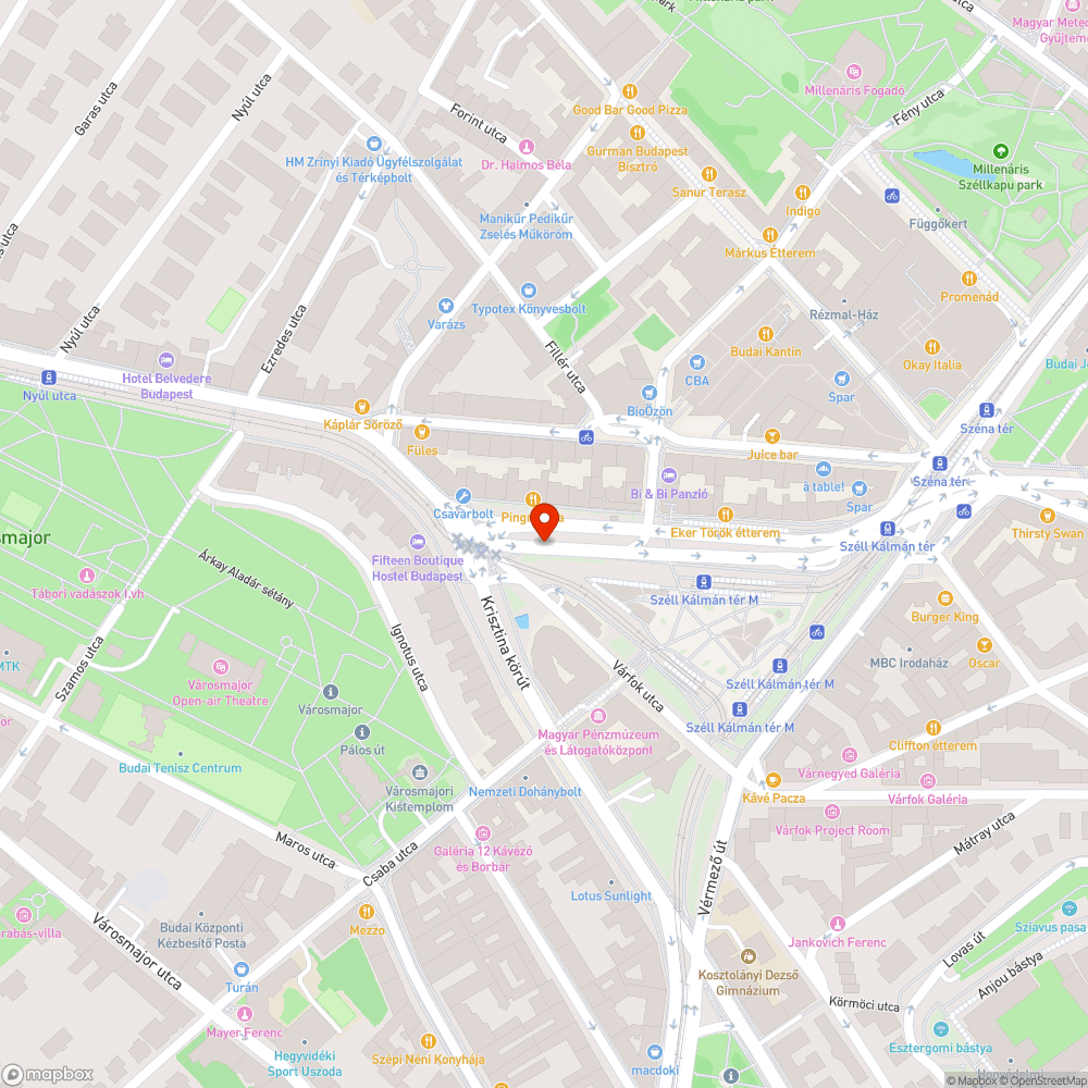 Széll Kálmán tér bejelentés helye