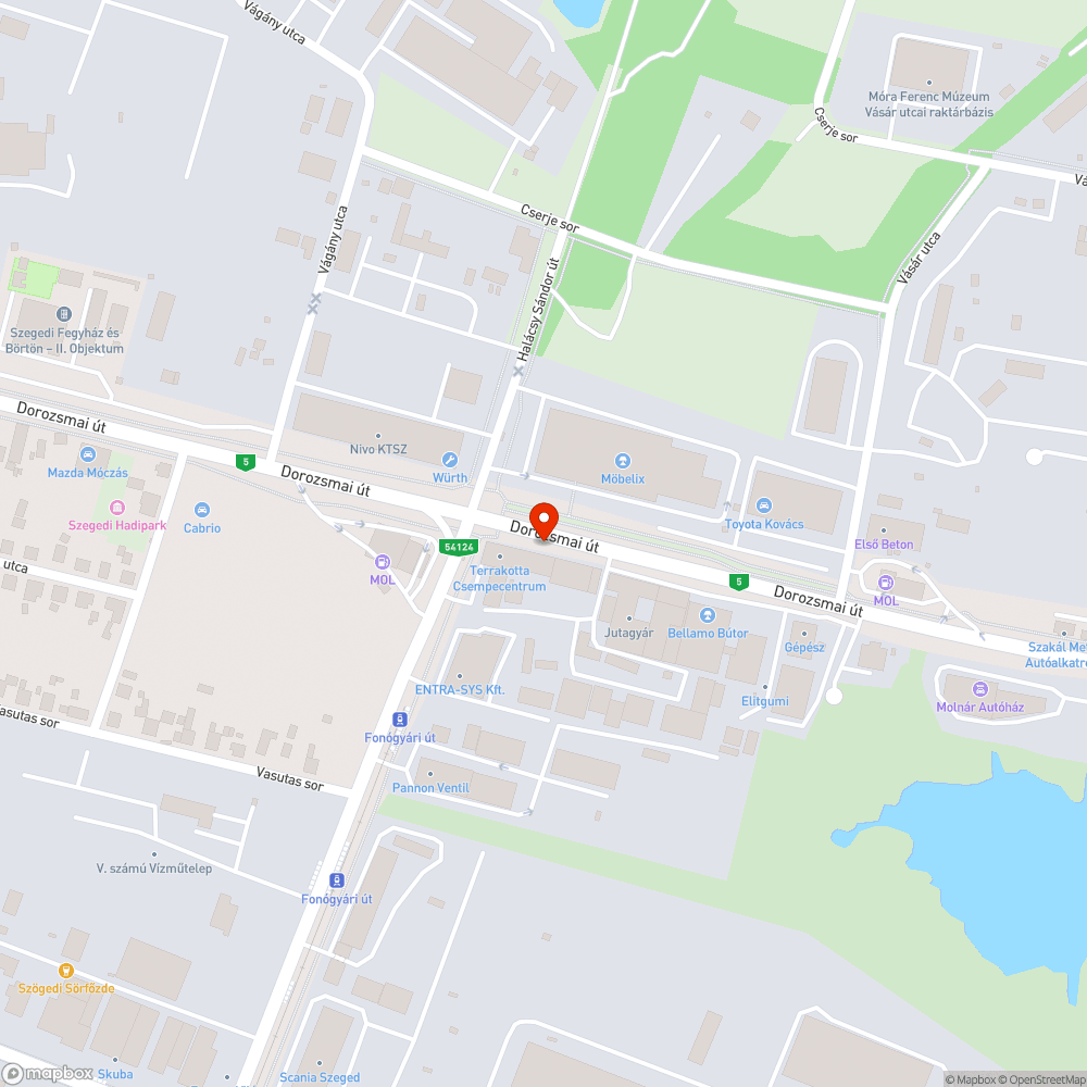 Balesetveszélyes esőbeálló! bejelentés helye