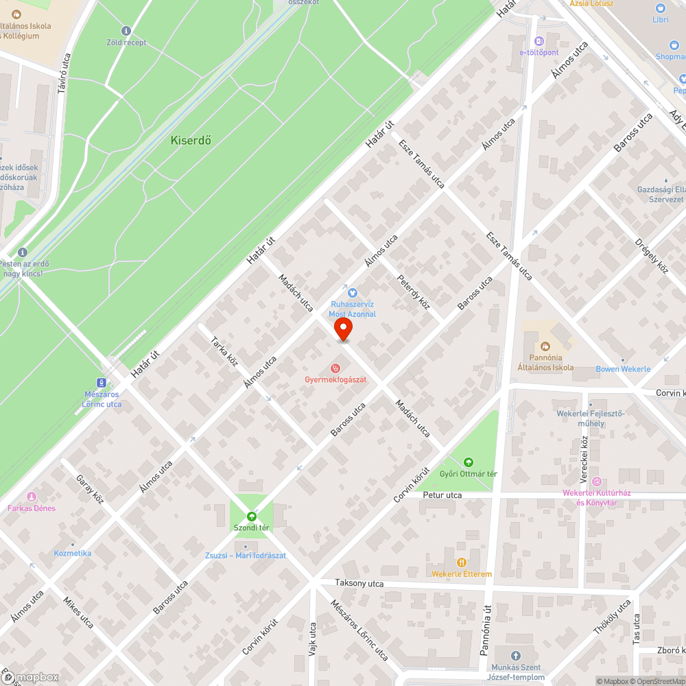 XIX. ker. Madách utca állapota bejelentés helye