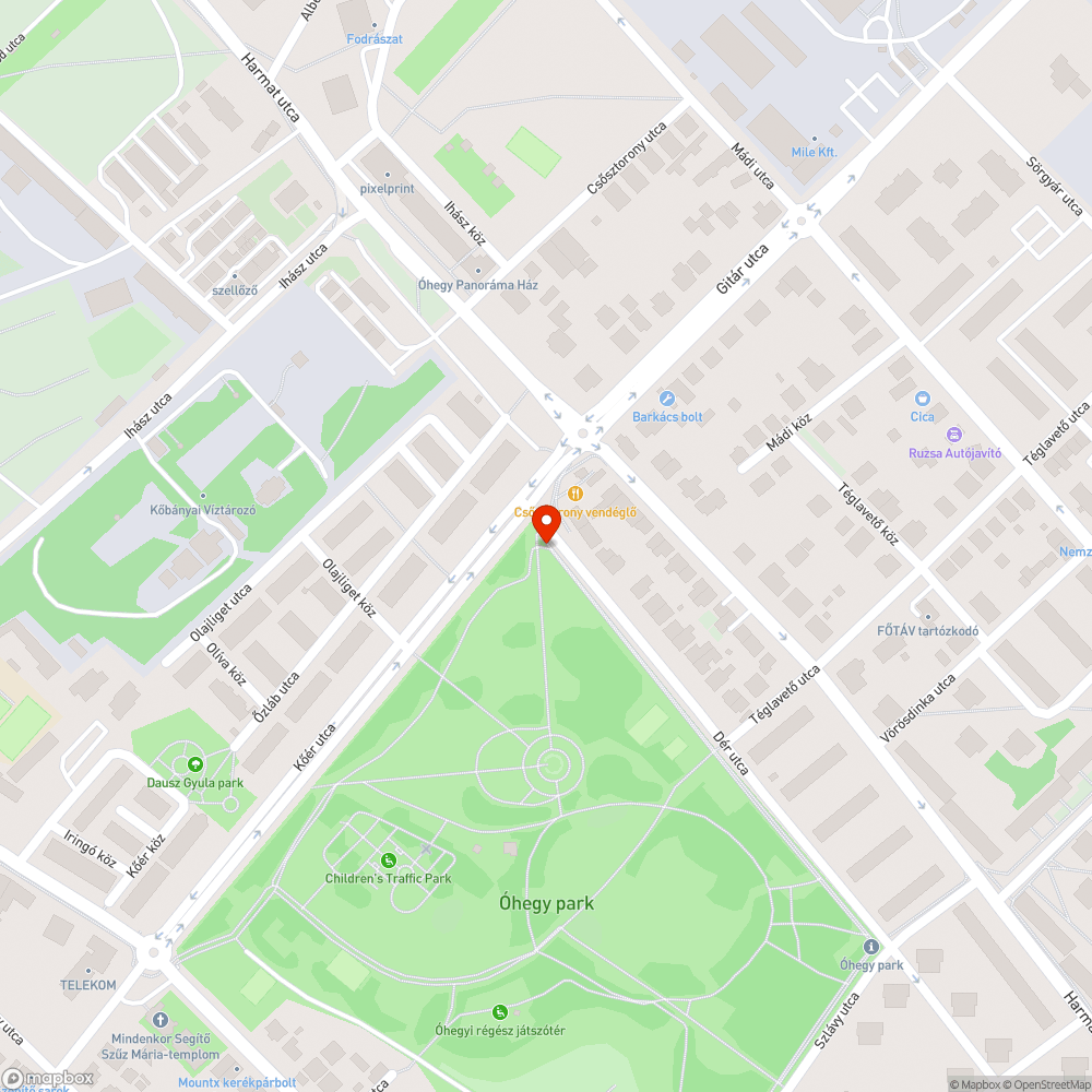 Kiszáradt facsemeték bejelentés helye