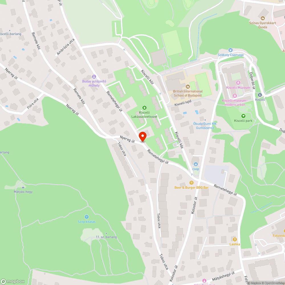 Belógó fa bejelentés helye