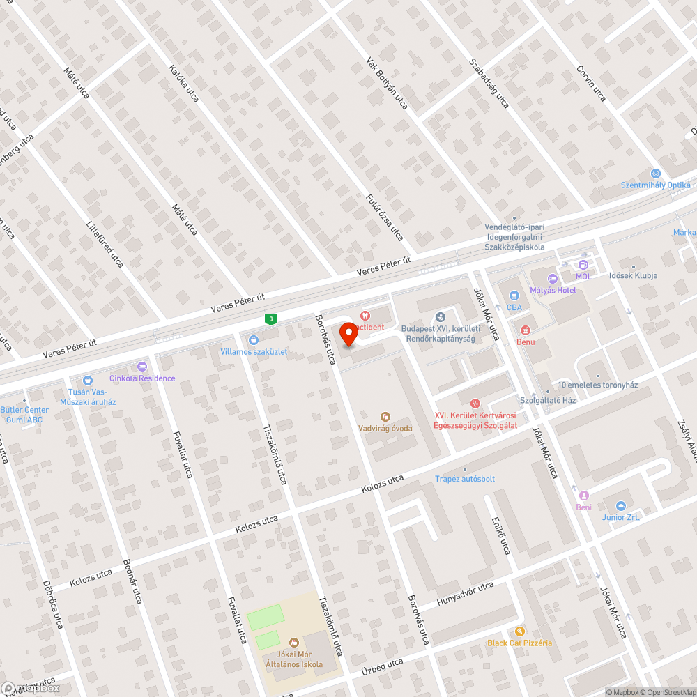 Jókai ltp sötét bejelentés helye