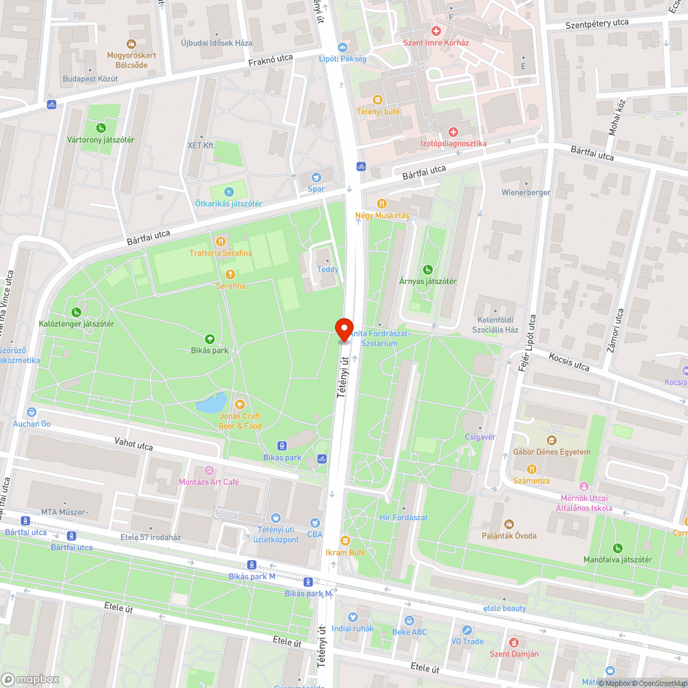 Kiálló kövek a díszburkolatban bejelentés helye