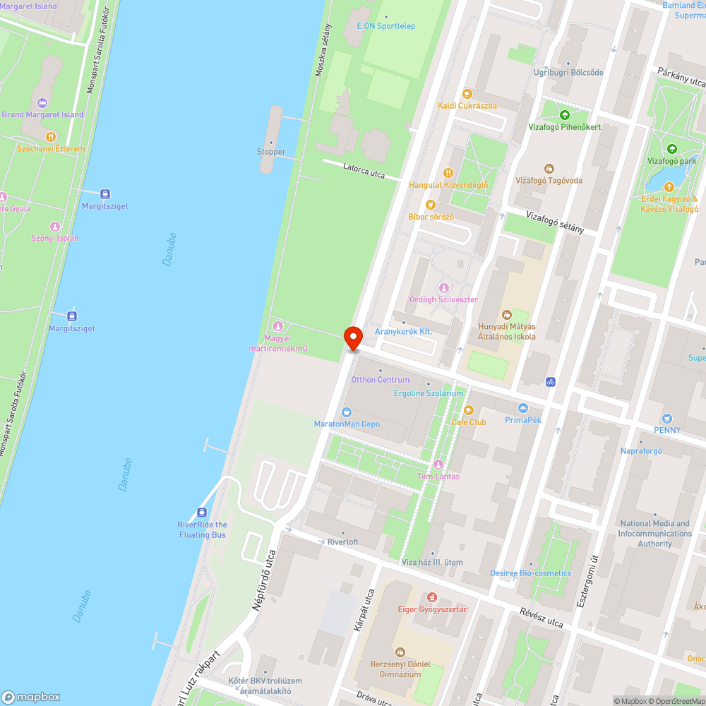 Leesett közművet jelző tábla a Népfürdő utcában bejelentés helye