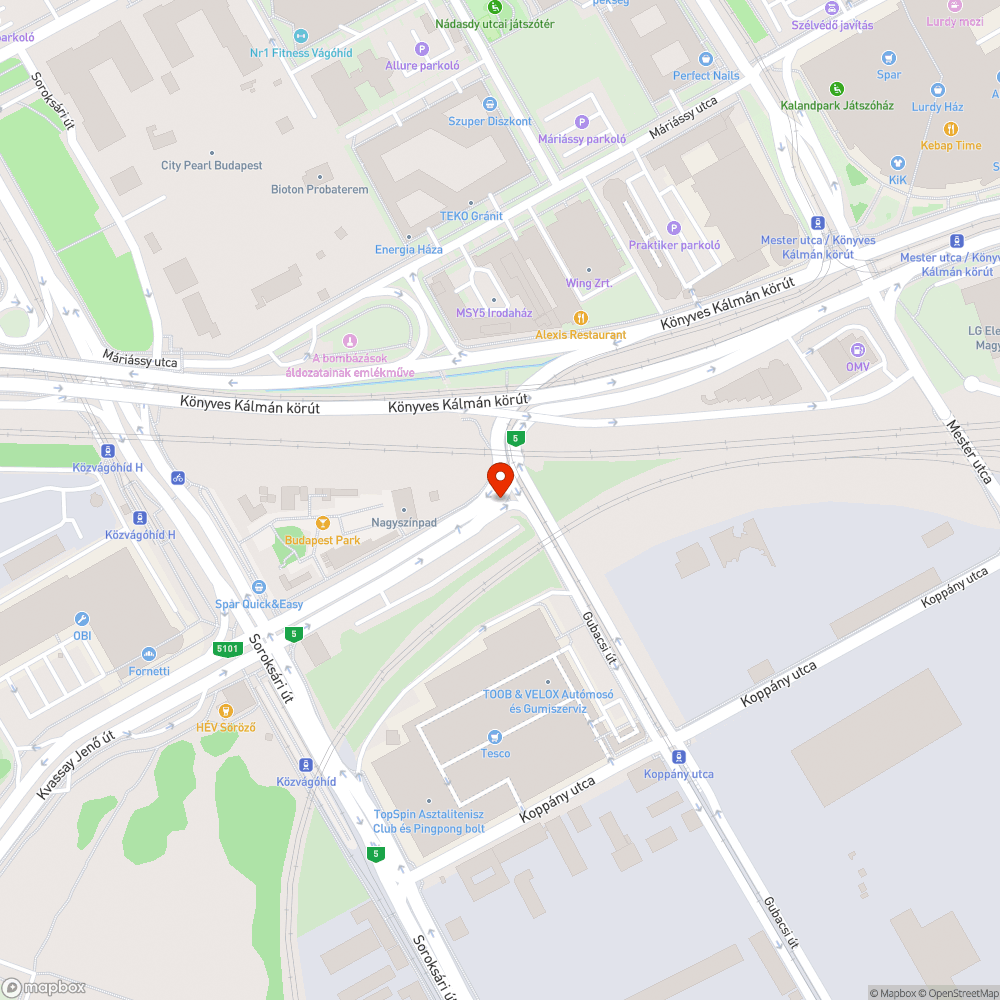 Gubacsi/Kvassay kereszteződésben extrém hosszú piros lámpa az autósoknak bejelentés helye