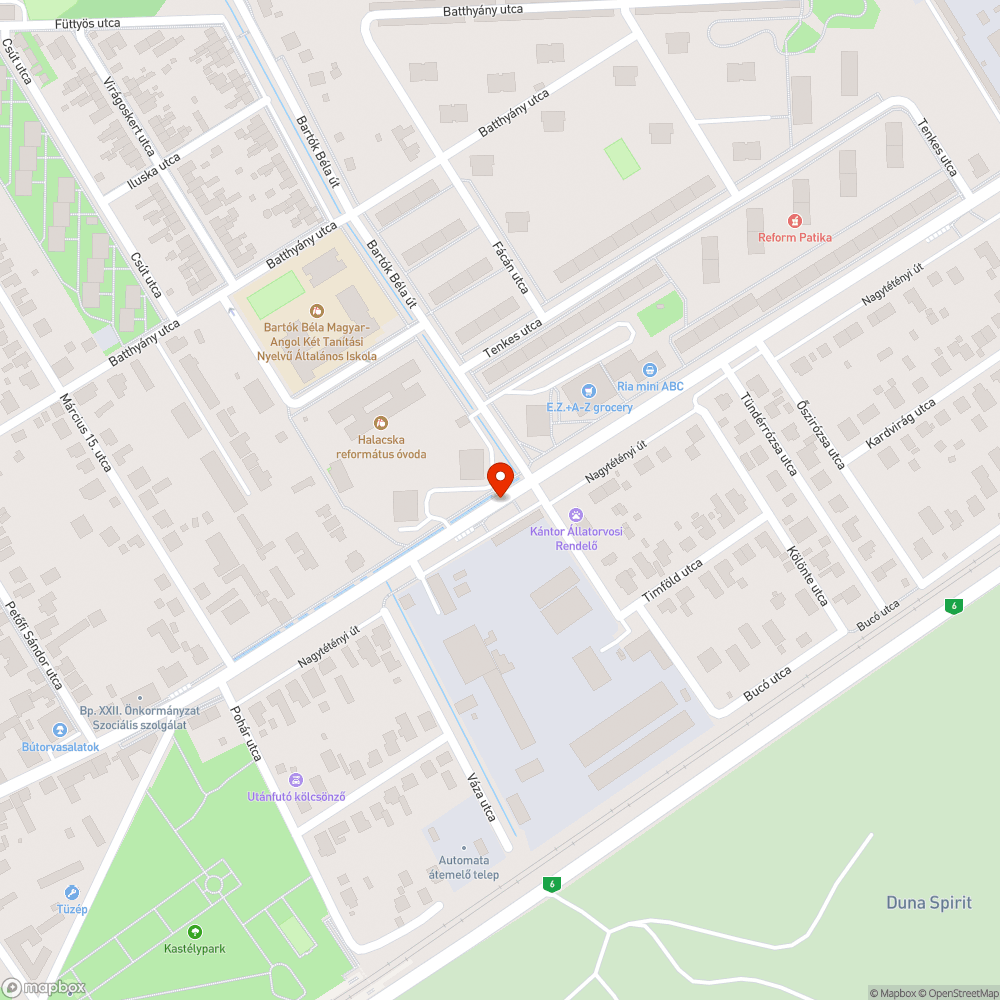 NCA-458 bejelentés helye