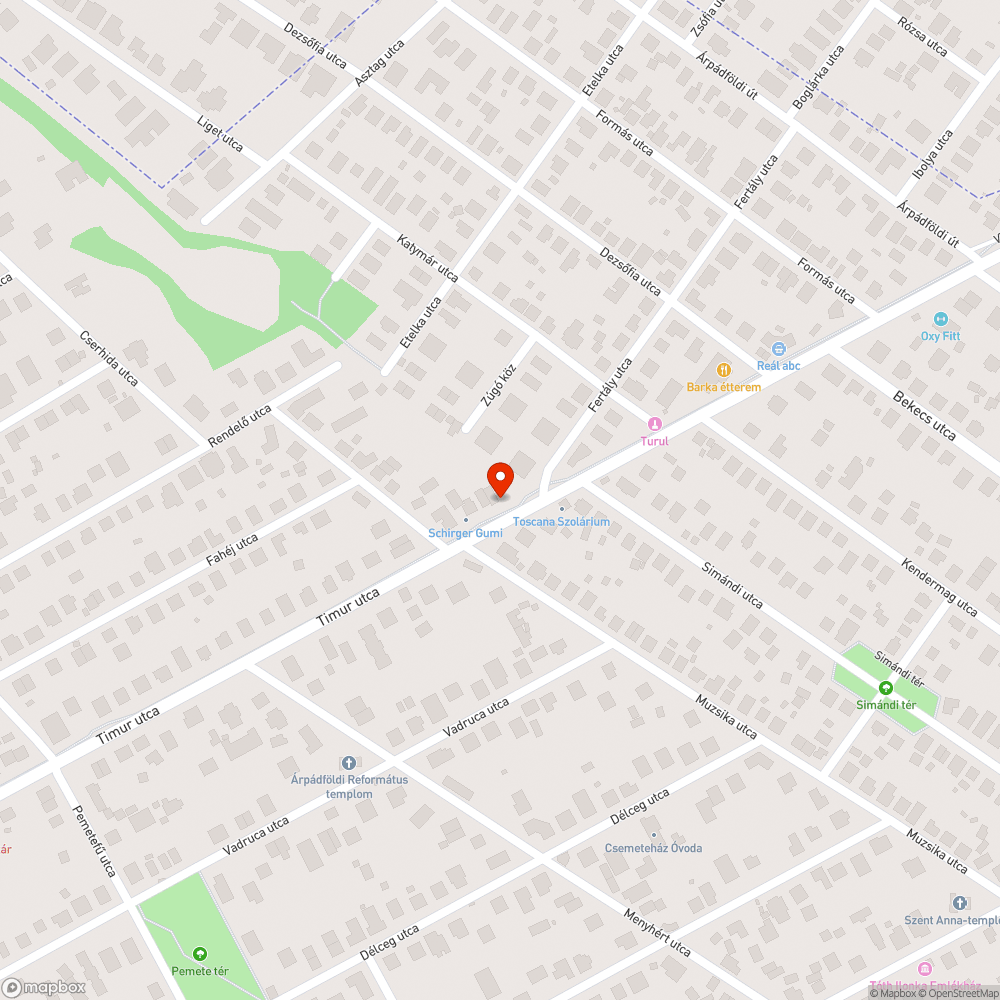 Balesetveszélyes lezárás bejelentés helye