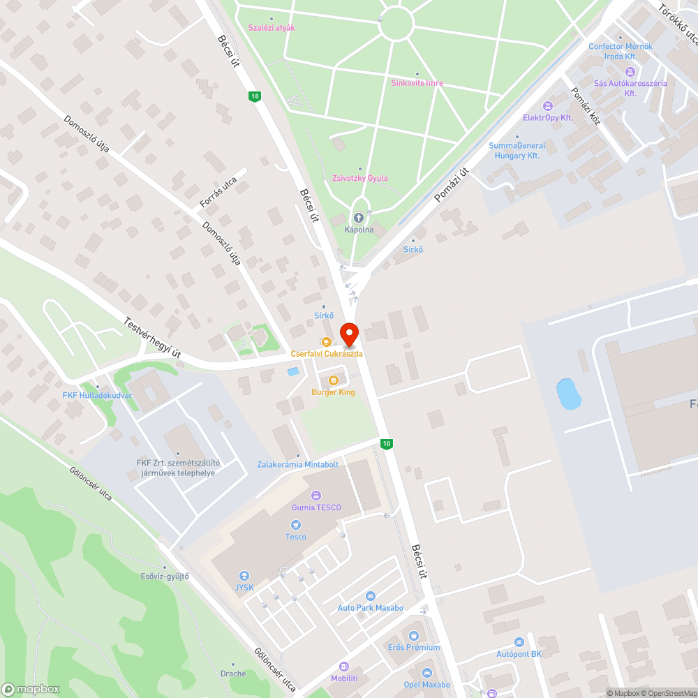 Lekopott zebra bejelentés helye