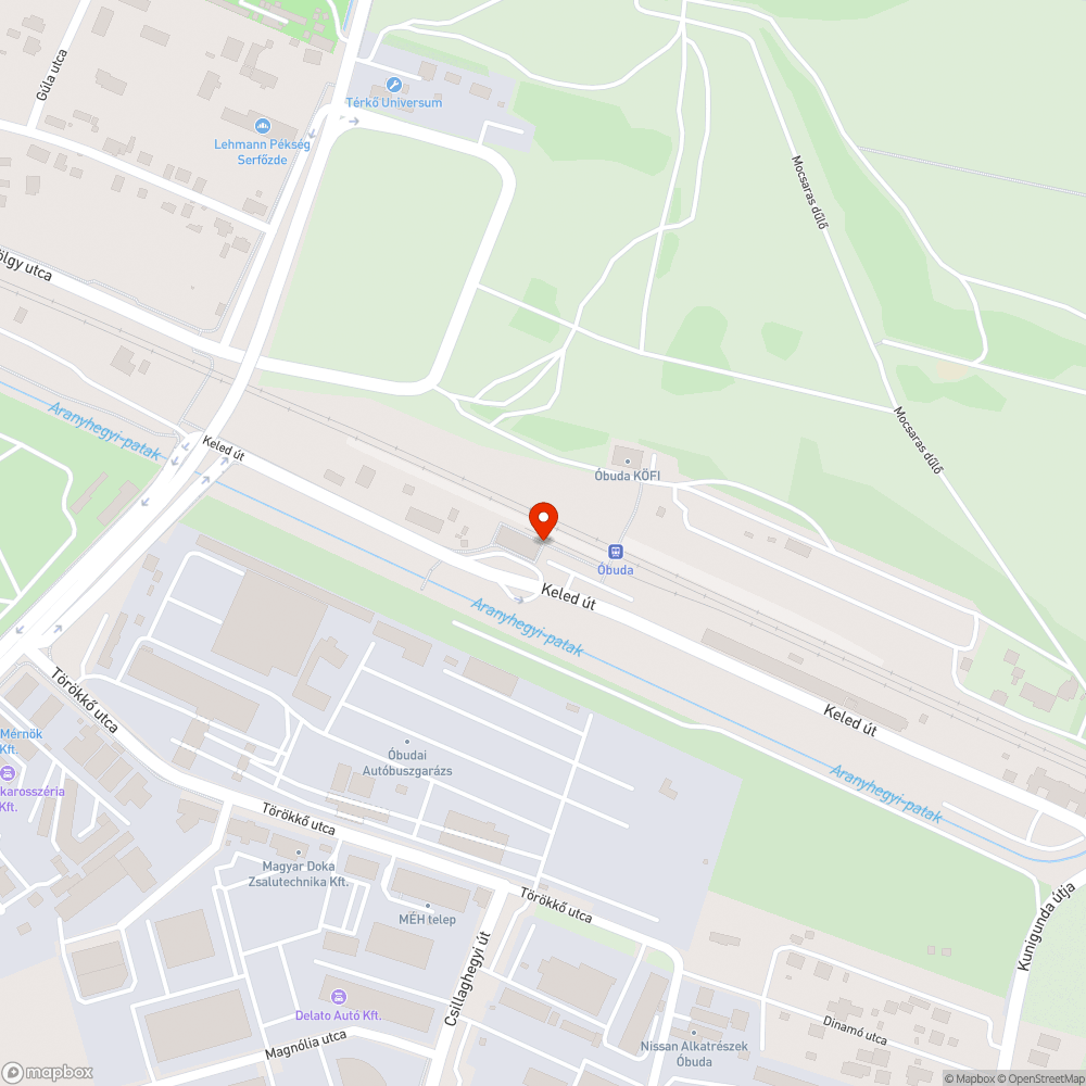 Megsüllyedt tábla bejelentés helye