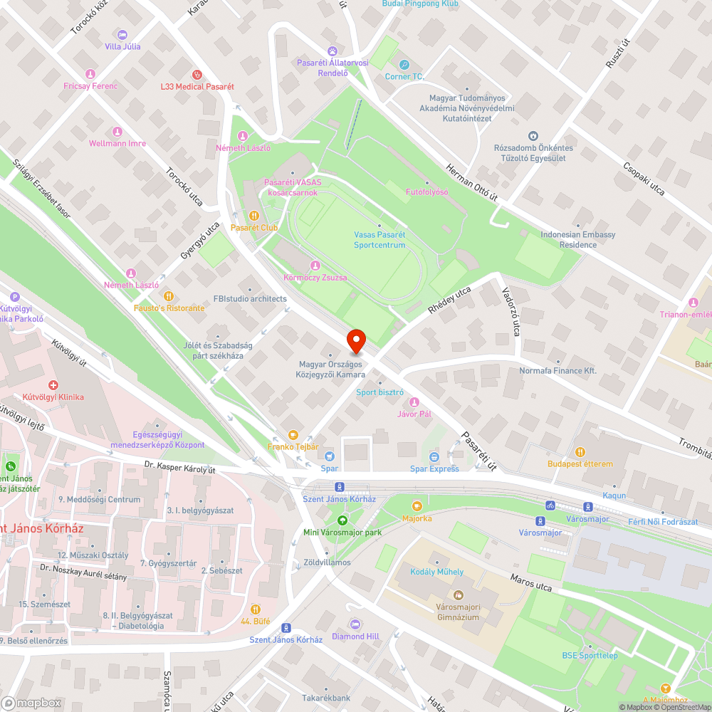 Járdaszigetek bejelentés helye