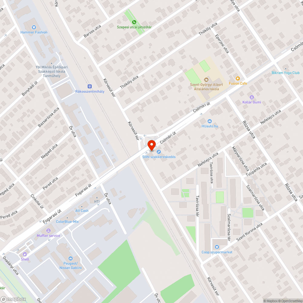 Egy teli és egy leolvadt kuka Rákosszentmihály vasútállomásnál bejelentés helye