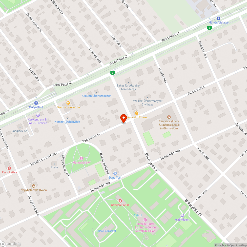 Járdán parkolás bejelentés helye