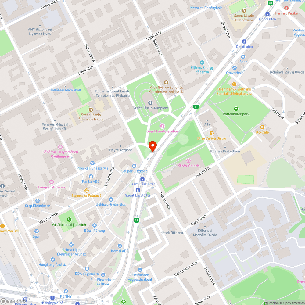 Autódarab bejelentés helye