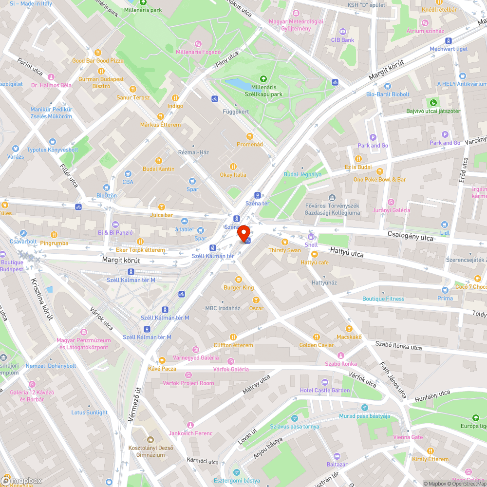 Belógó ágak a járda felett bejelentés helye