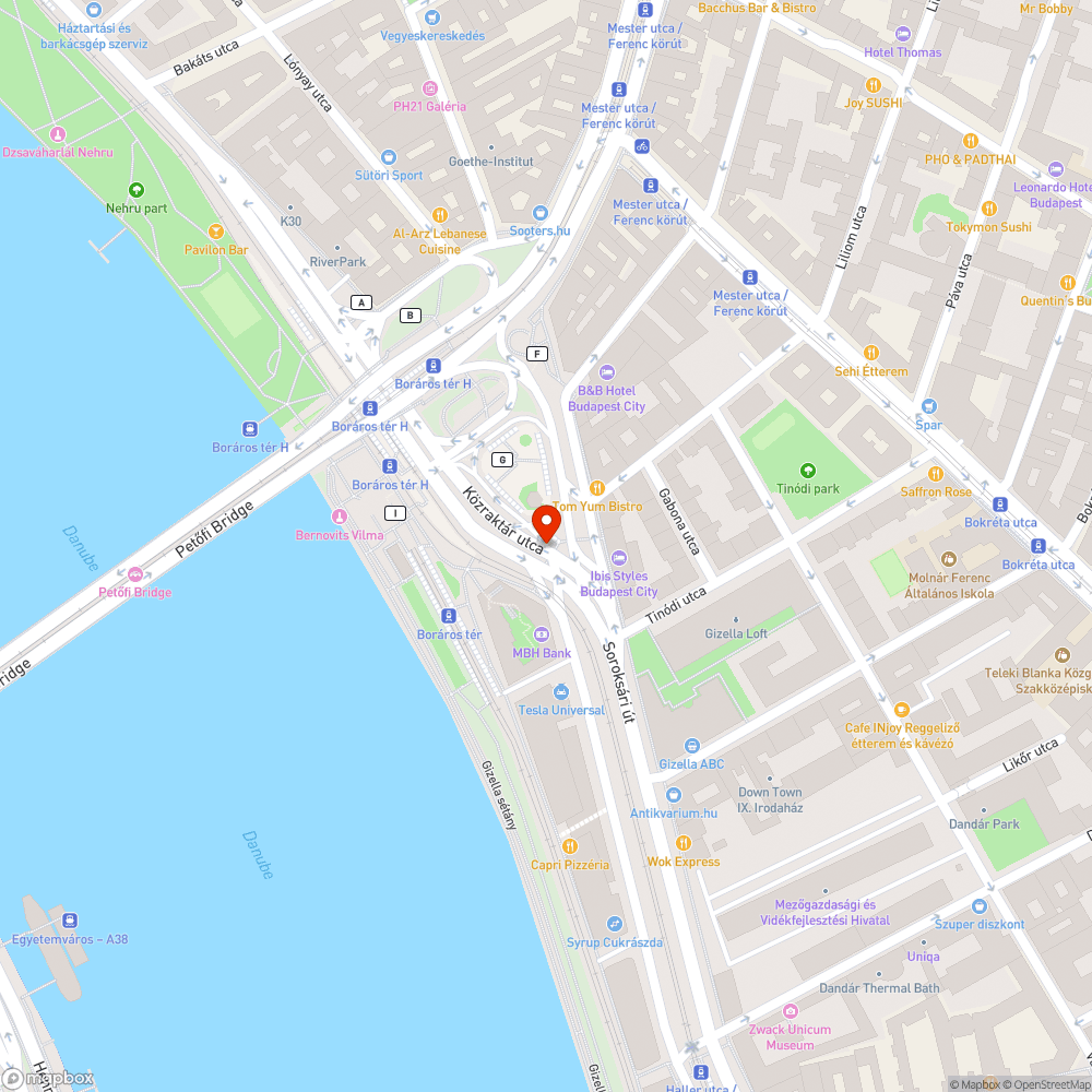 Ferde megállóoszlop bejelentés helye