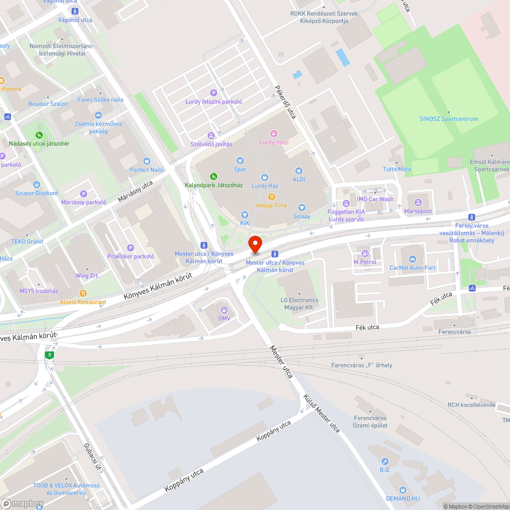 Autó alkatrész bejelentés helye