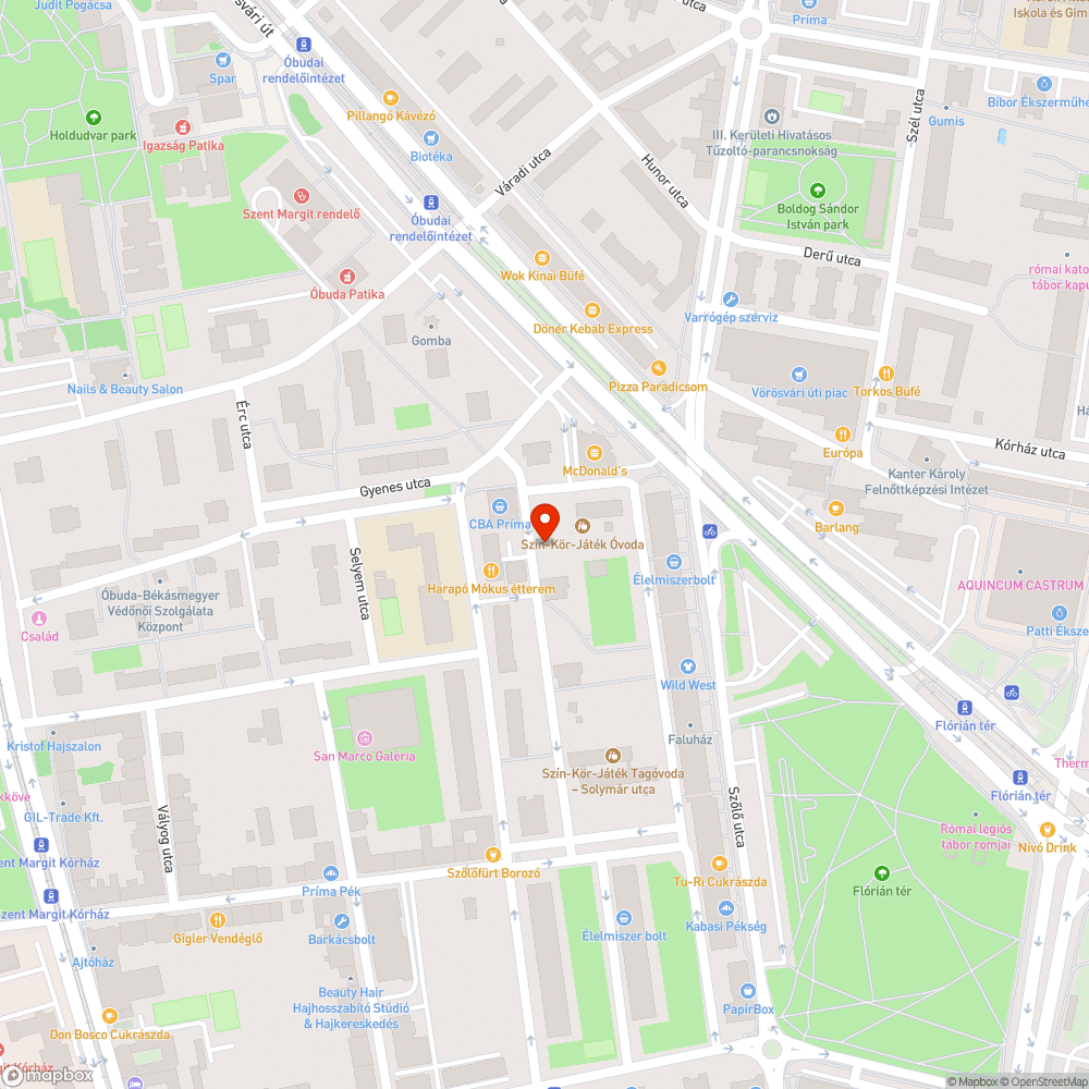 III. Teszársz Károly utca - T-Com aknahibák bejelentés helye