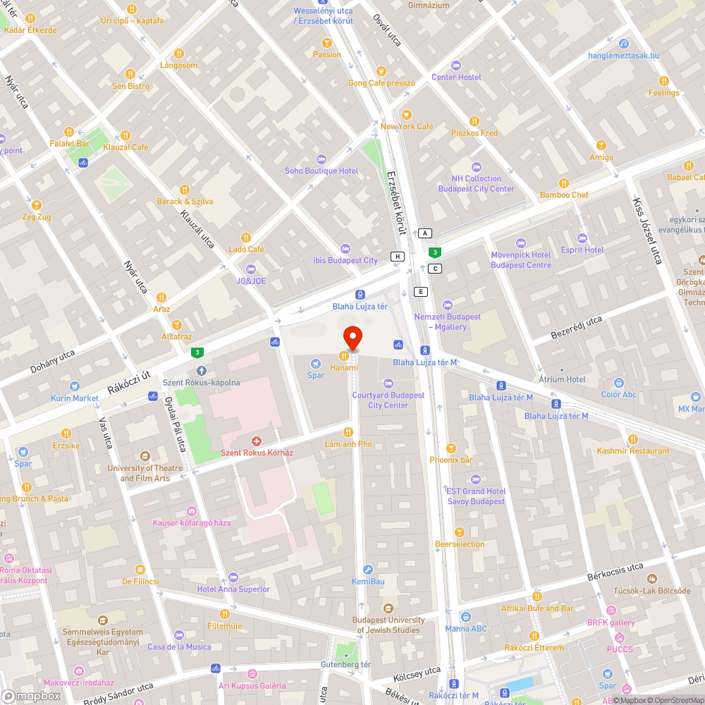 kátyú és vízelvezetési probléma a Blahán bejelentés helye