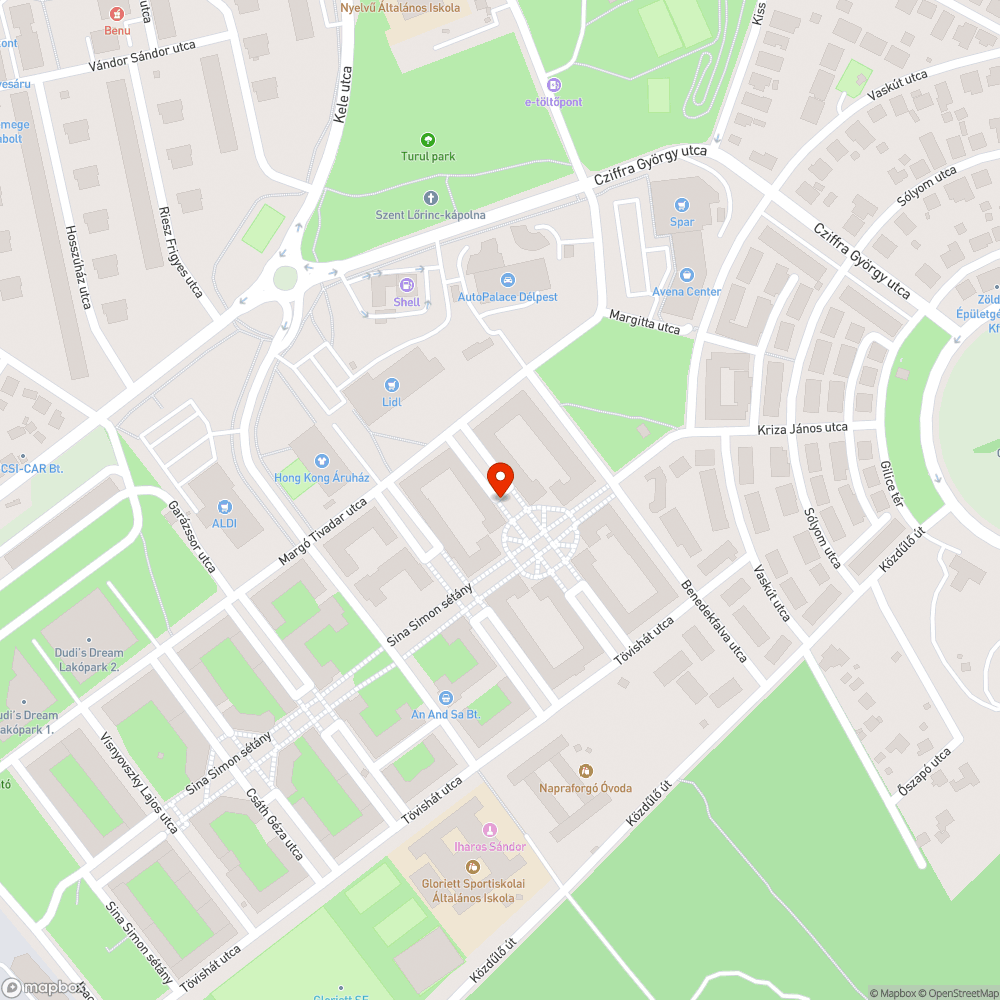 parkolás a Gloriett lakótelepen bejelentés helye