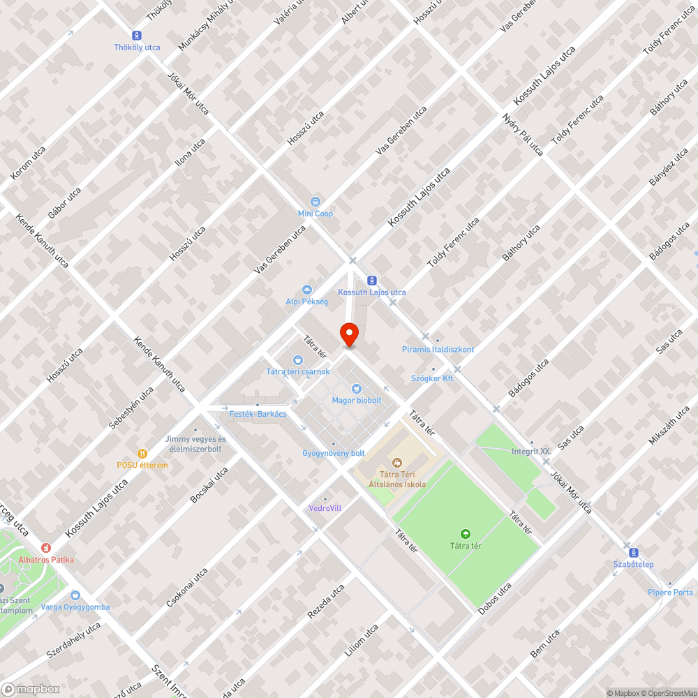 Kátyús út bejelentés helye