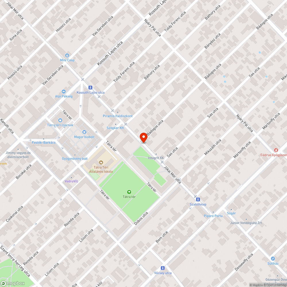 Lekopott zebra bejelentés helye