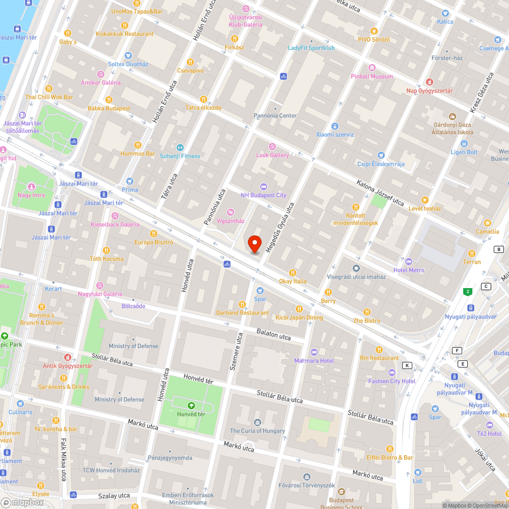 Veszélyesen lógó redőny bejelentés helye