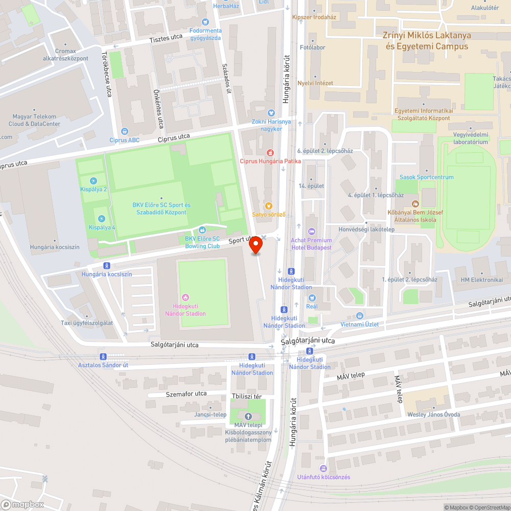 Betegeskednek az új MTK stadion melleti fácskák bejelentés helye