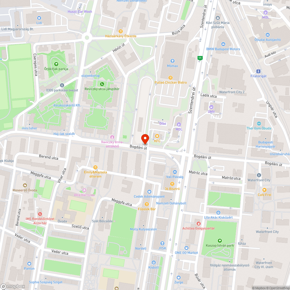 Kiégett jelzőlámpa bejelentés helye