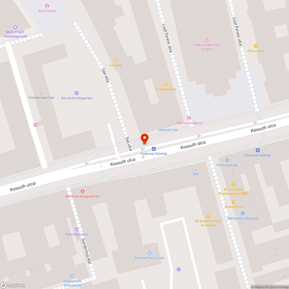 Térkép fejjel lefelé bejelentés helye