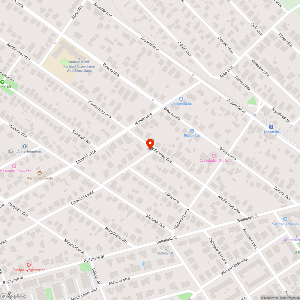 Graffitis bejelentés helye