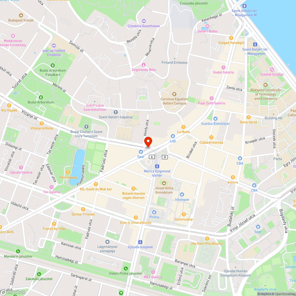 Kerékpárroncs a Móricz Zs. körtérnél bejelentés helye