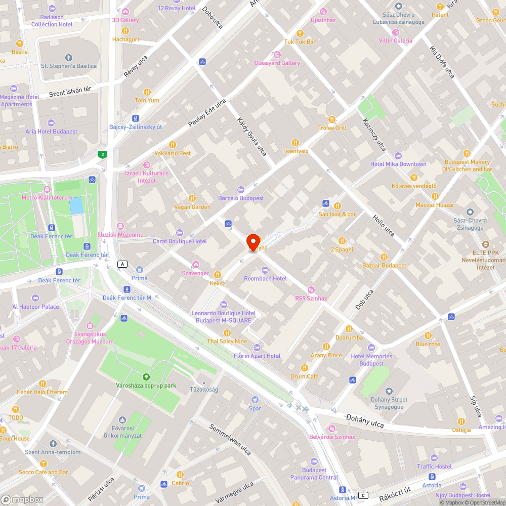 Kiálló kő bejelentés helye