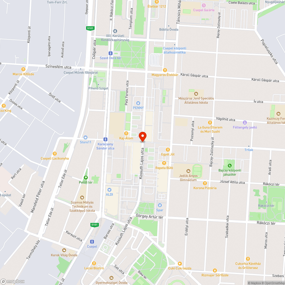 A gyalogátkelő teljes szélességében megáll az esővíz bejelentés helye