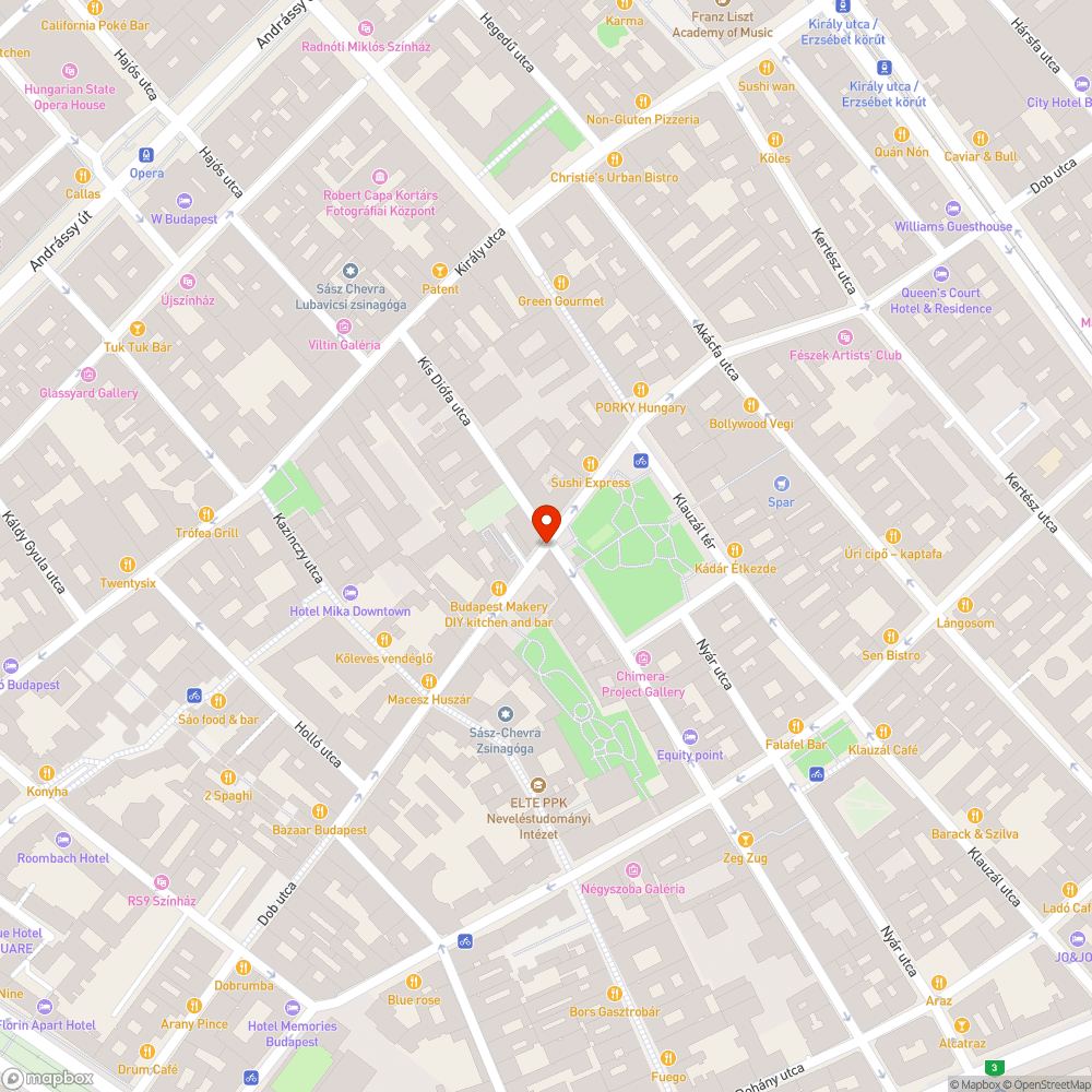 Engedéllyel parkolás Erzsébetvárosban bejelentés helye