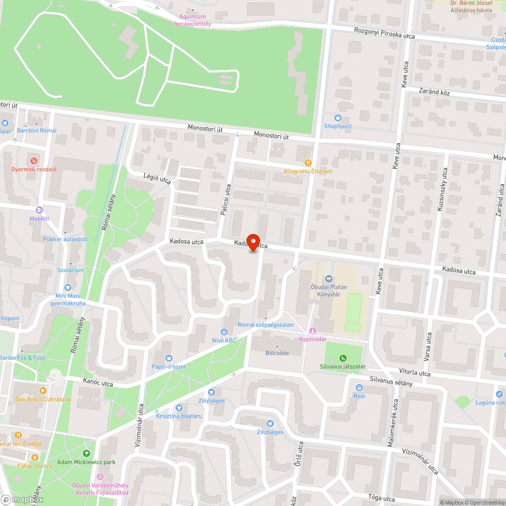 Gazos gyalogjáró bejelentés helye