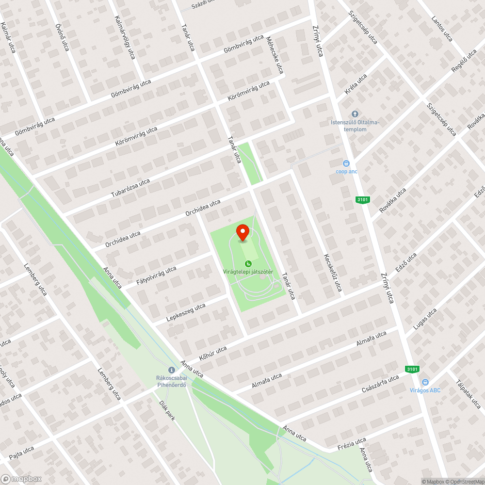 Játszótér bejelentés helye