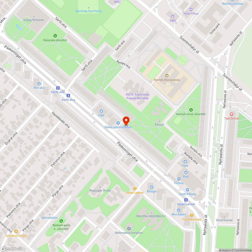 Kanapé bejelentés helye