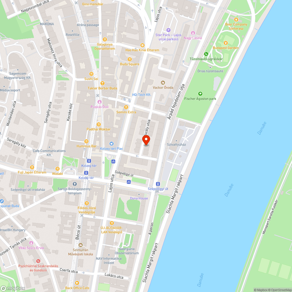 Uszály utca bejelentés helye