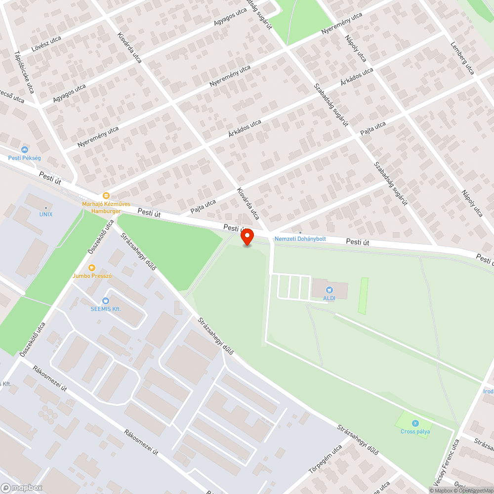 Oszlop maradványa bejelentés helye