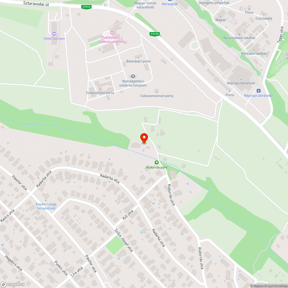 Kisforrás park bejelentés helye