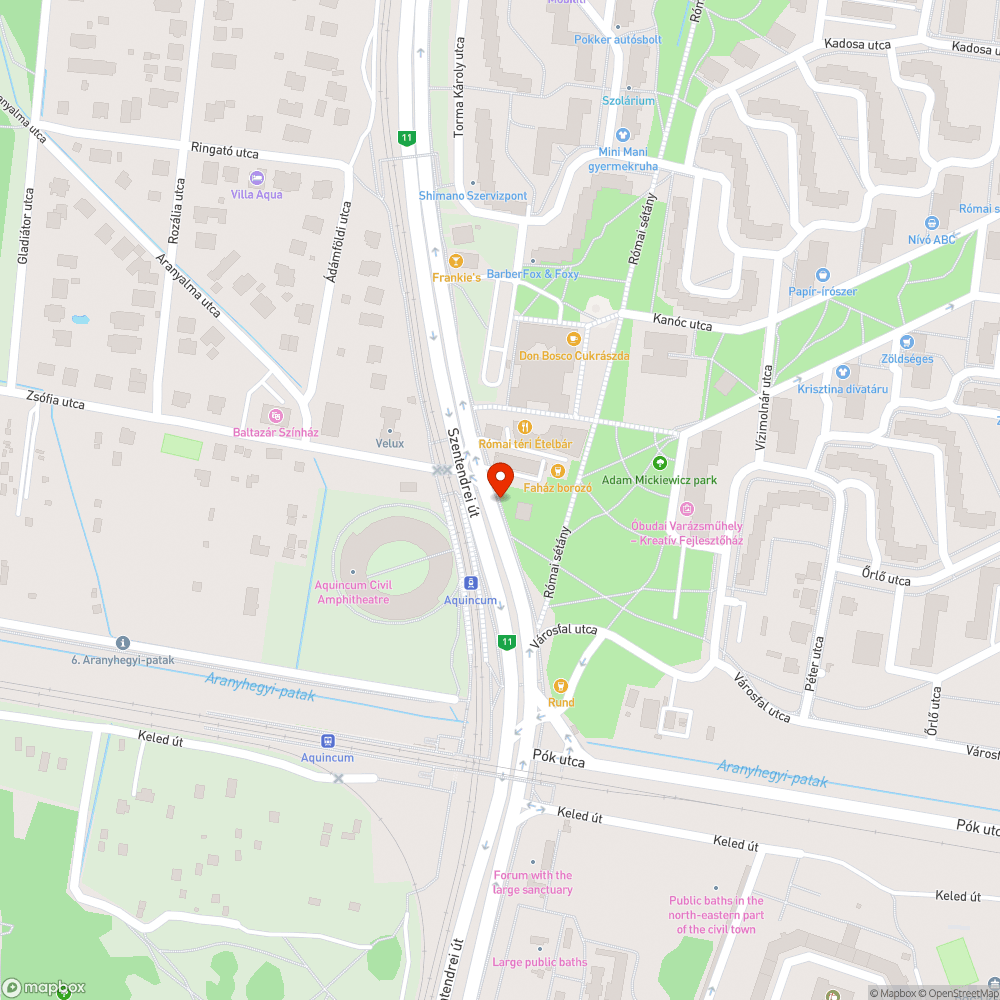 Elrozsdásodott lámpaoszlop bejelentés helye