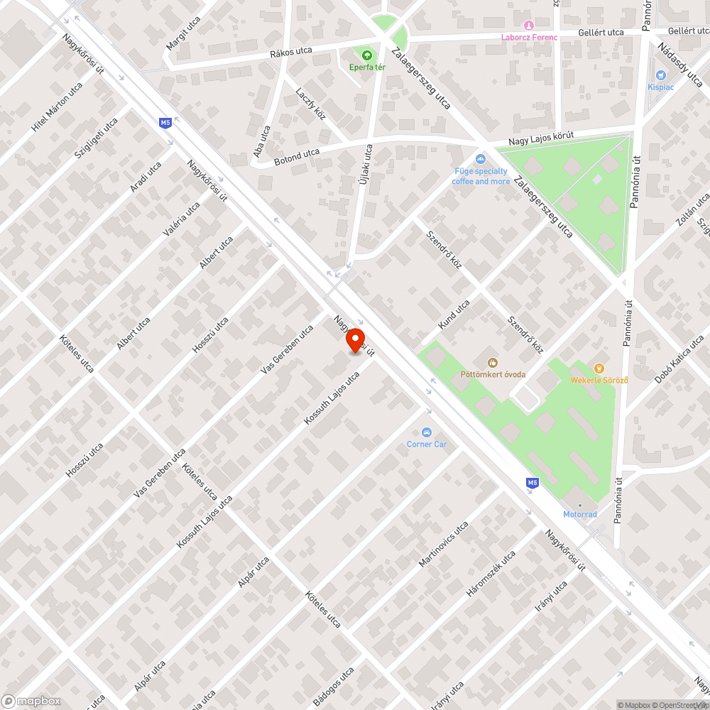 Leszakadt sztráda melletti hangfogó fal darabok bejelentés helye